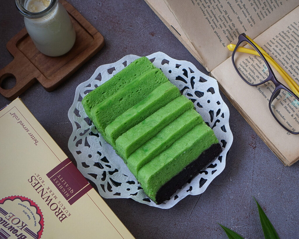 Pandan Coklat kukus 